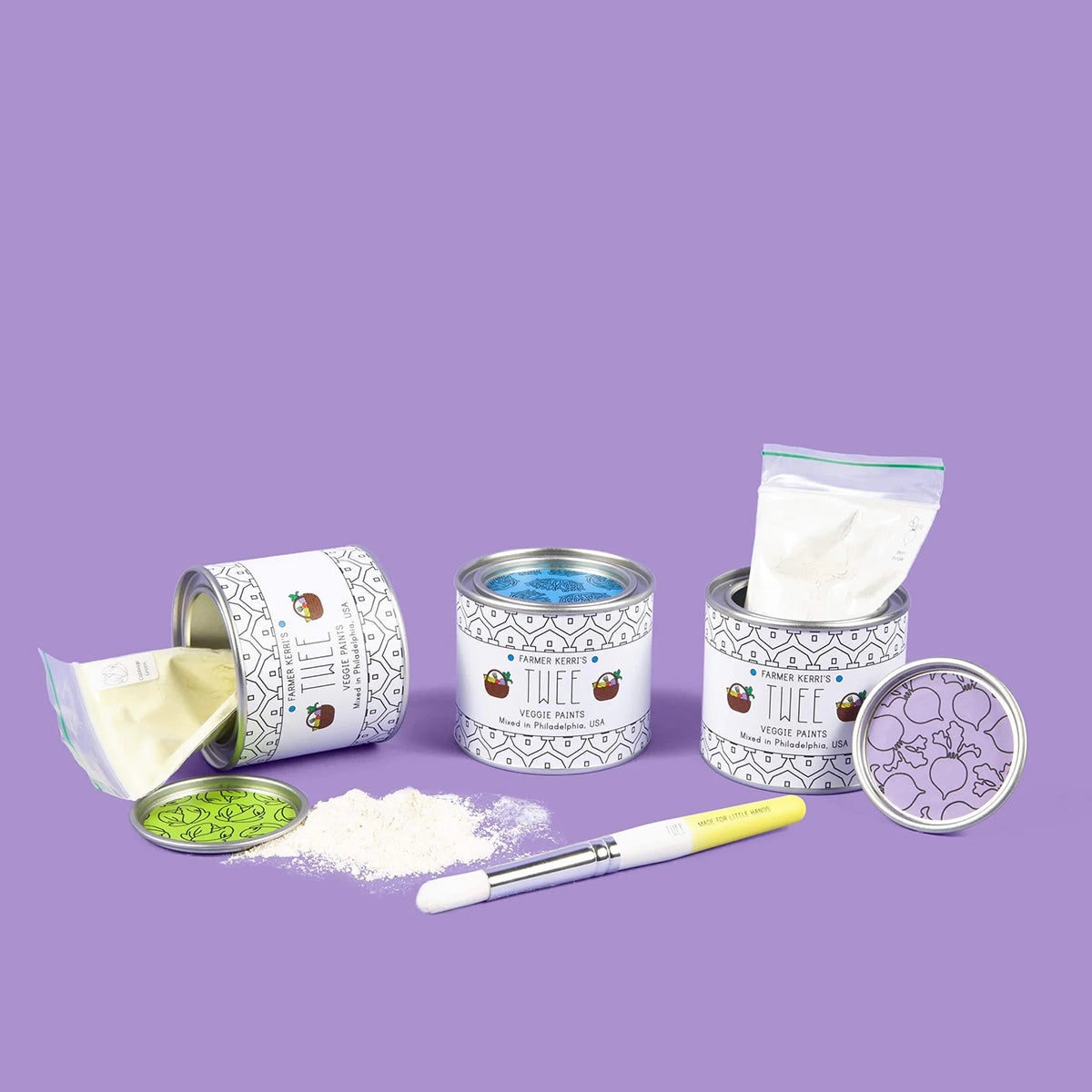 Twee Farmer Kerris Veggie Paint Set non toxic