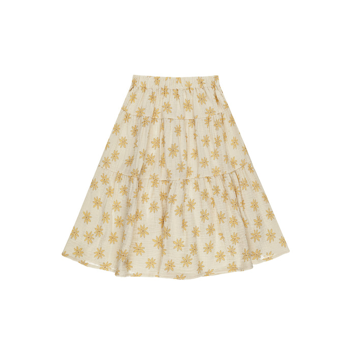 Rylee + Cru Tiered Midi Skirt