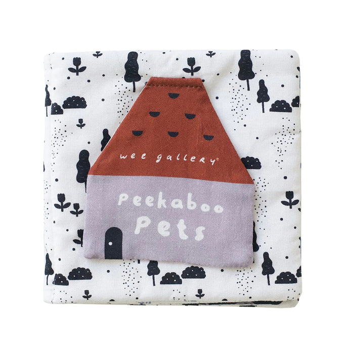 Wee Gallery Soft Cloth Book - Peekaboo Pets