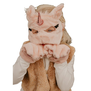Wild & Soft Dress Up Set - Unicorn mask, tail and gloves