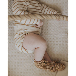 stripes jumper from búho made in Portugal with portuguese yarn for newborns and babies