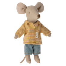 Load image into Gallery viewer, Big Brother Mouse In Matchbox with clothes and bed linen from maileg for kids/children