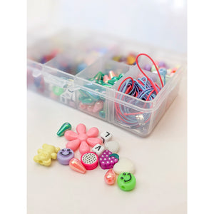 fun and cool diy jewellery kit with different beads and string for kids from bikind made especially for hop like a bunny