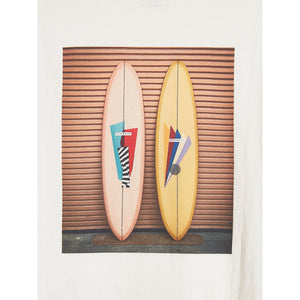 vintage white kenny t-shirt with flow and soul back print from bellerose for kids