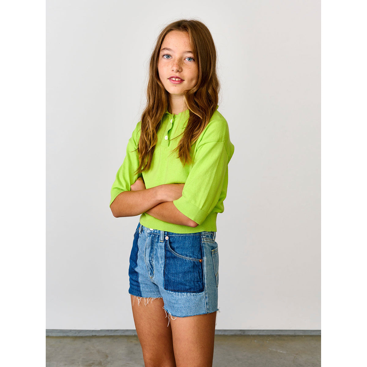 denim shorts from bellerose for kids