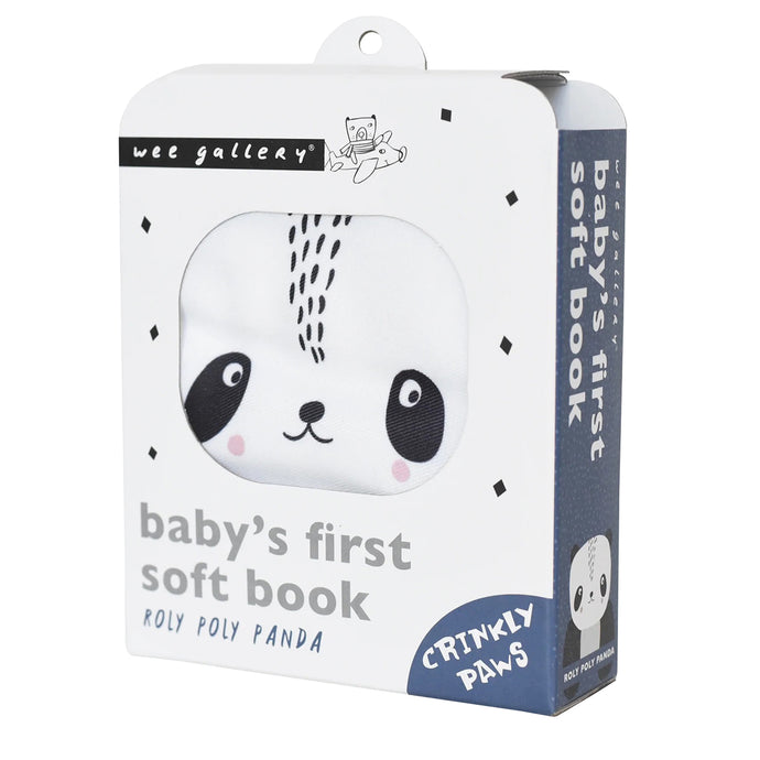 Wee Gallery Soft Cloth Book - Roly Poly Panda