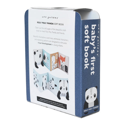 Wee Gallery Soft Cloth Book - Roly Poly Panda for babies
