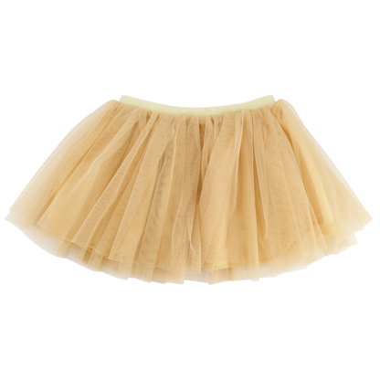 short gold tutu skirt from obi obi paris for kids