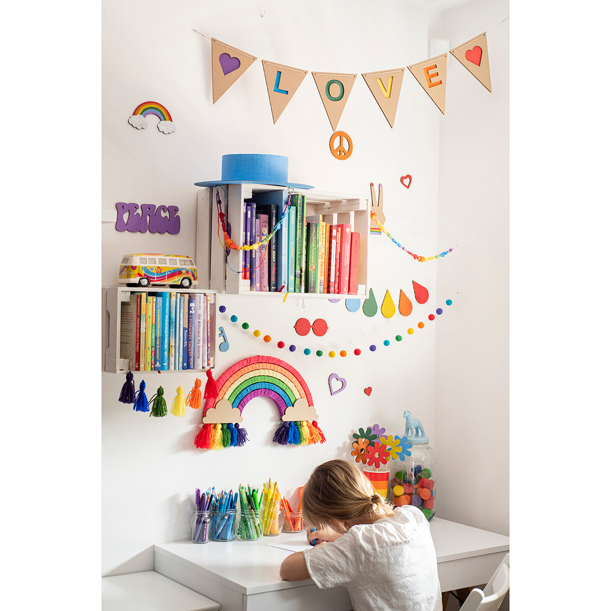fun activity for kids diy rainbow from koko cardboards