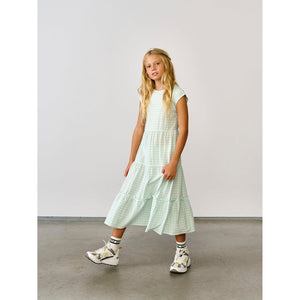 dress with a ruffled trim from bellerose for teens