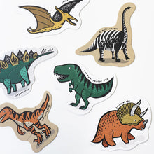 Load image into Gallery viewer, 2-piece dinosaurs beginner puzzles from wee gallery for kids