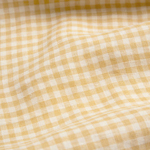 dress in colour Hay Check / white and yellow check pattern from nellie quats for toddlers and kids