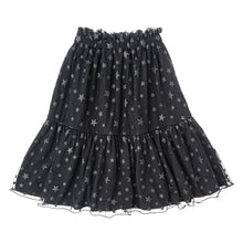 Load image into Gallery viewer, Tocoto Vintage Stars Tulle Midi Skirt