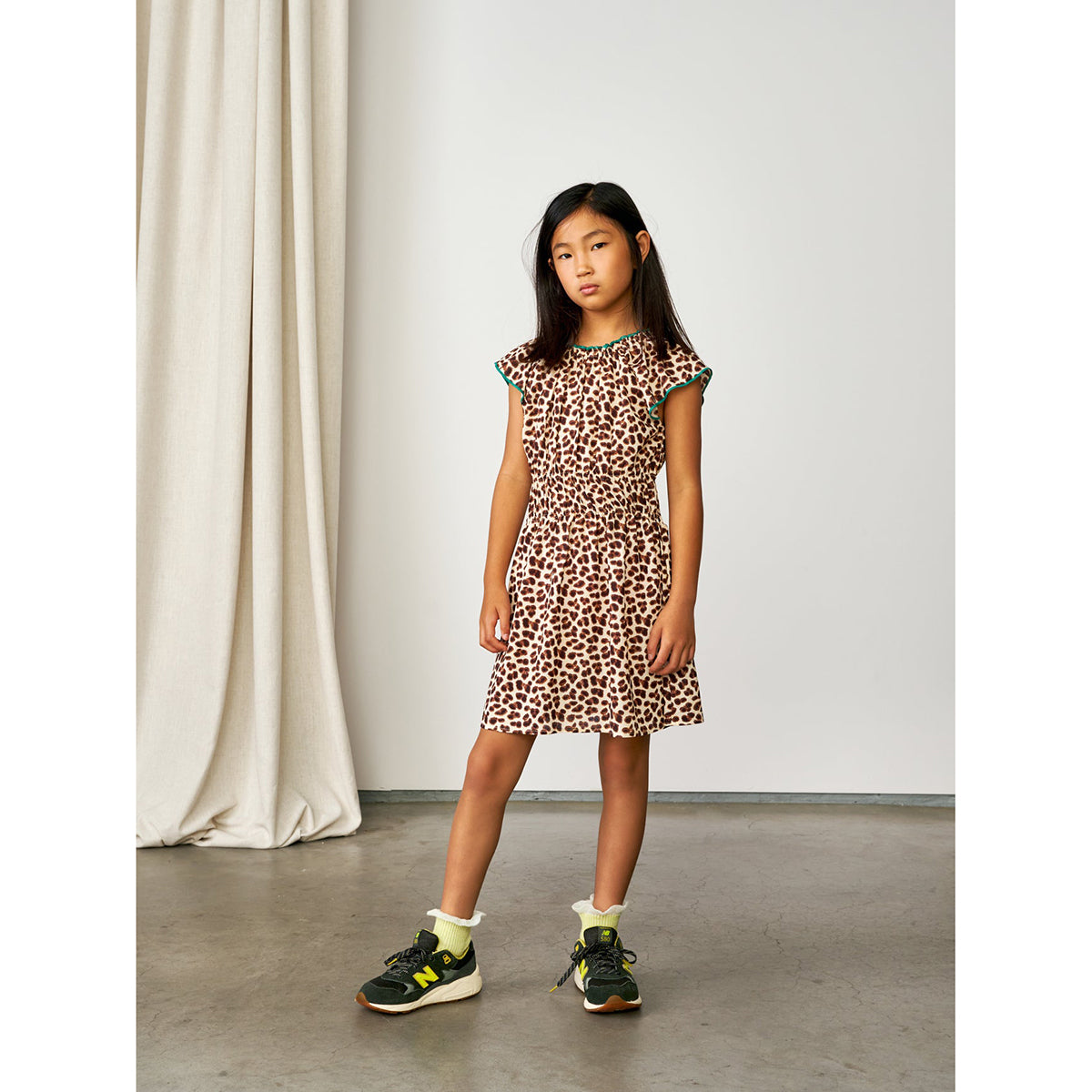 cool pokebol leopard dress from bellerose for teens