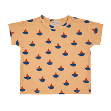 Load image into Gallery viewer, Bobo Choses Sail Boat All Over T-Shirt