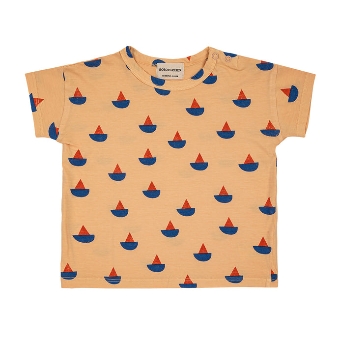 Bobo Choses Sail Boat All Over T-Shirt