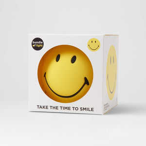 yellow smiley bundle of light lamp with LED from mr maria for babies, toddlers, kids
