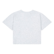 Load image into Gallery viewer, light grey cropped t-shirt for toddlers and kids from hundred pieces
