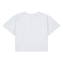 Load image into Gallery viewer, light grey cropped t-shirt for teens and kids from hundred pieces