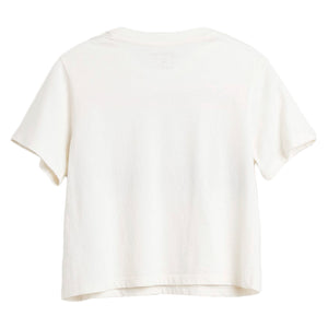 cropped white argi t-shirt from bellerose for kids