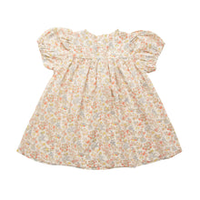 Load image into Gallery viewer, dress in organic cotton in colour Nancy Ann Liberty print for babies and toddlers from nellie quats