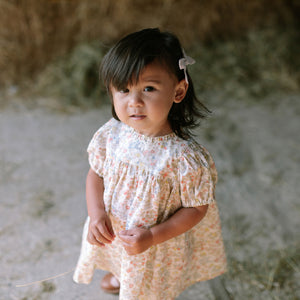 dress and bloomer set in floral print / Nancy Ann Liberty print from nellie quats for babies and toddlers