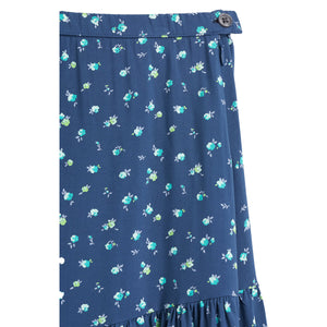 blue skirt with floral print for teens from bellerose