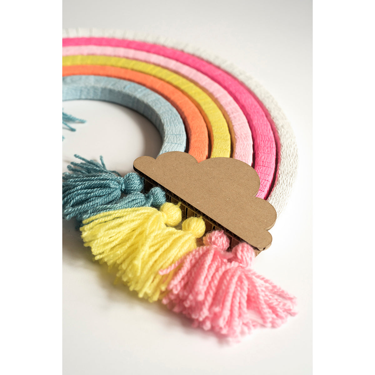 rainbow cardboard from koko cardboards fun fiy craft for kids