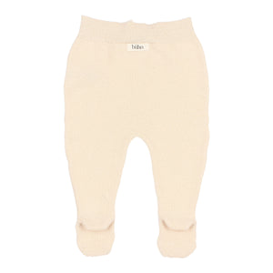 Búho Footed Leggings in the colour sand/beige for newborns and babies