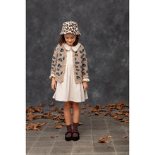 Load image into Gallery viewer, Tocoto Vintage Double Fabric Dress in off white with lace details for toddlers, kids/children