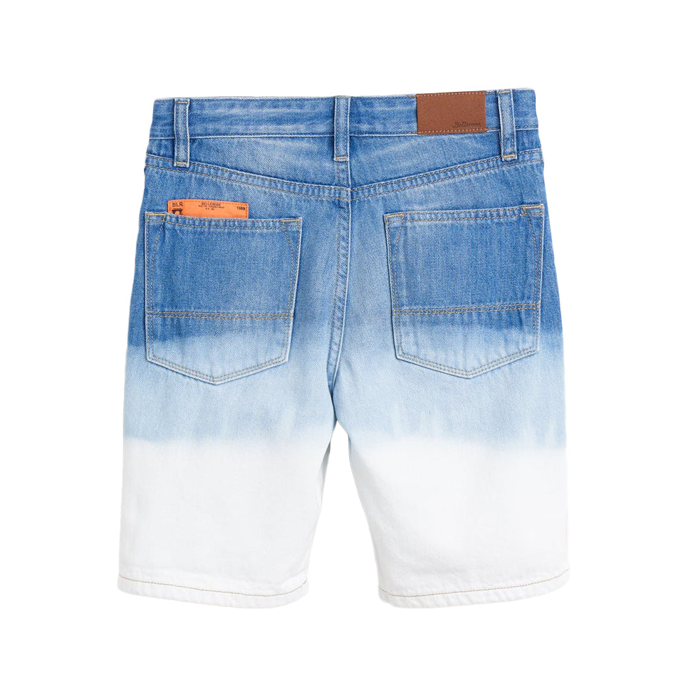 cotton denim shorts in colour deep blech from bellerose for teens