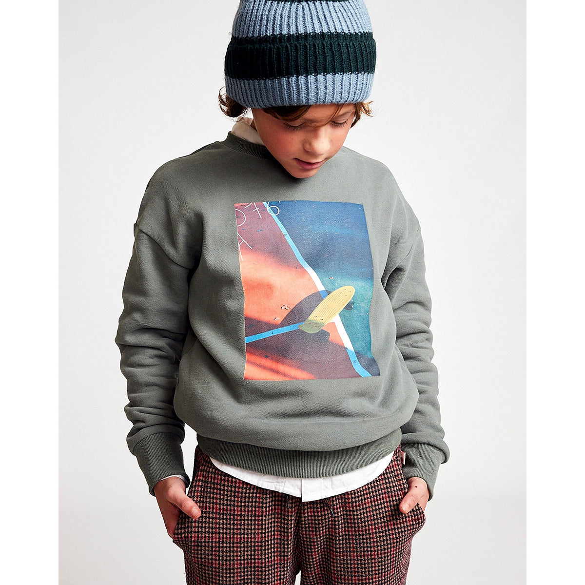 AO76 Zachary Tennis Oversized Sweater for kids/children and teens/teenagers