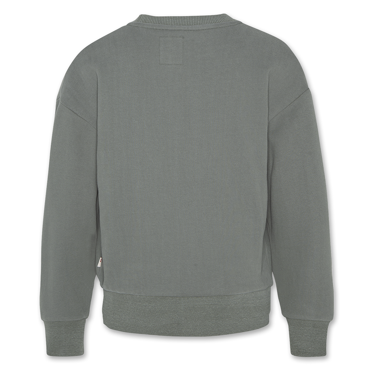 high quality organic cotton zachary tennis oversized sweater in the colour dark olive for kids/children and teens/teenager from ao76