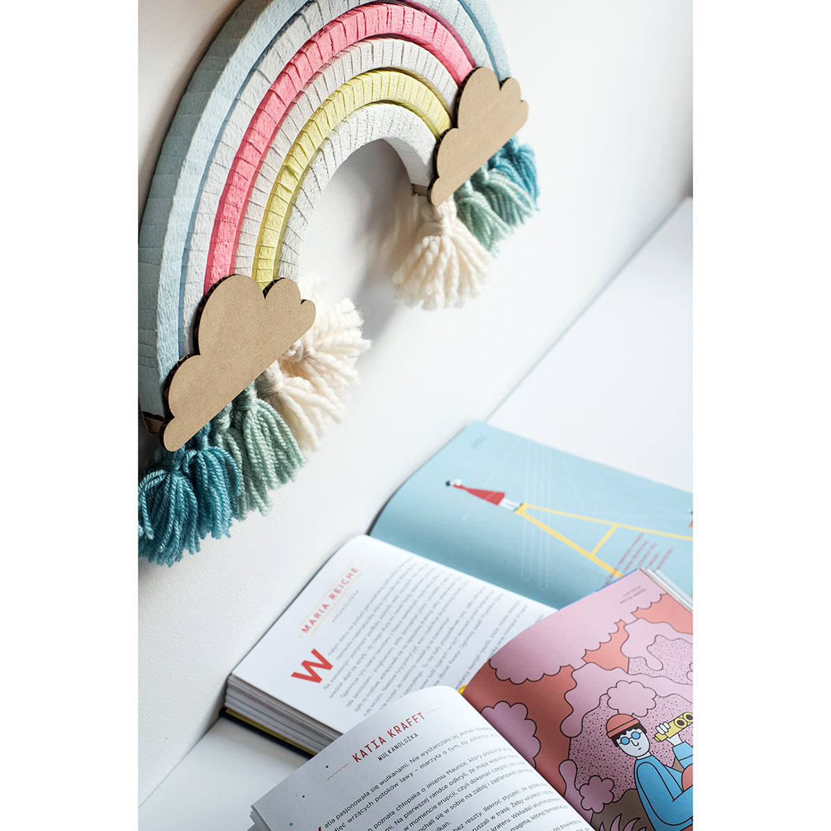 Koko Cardboards DIY Rainbow in colour Pastel for kids