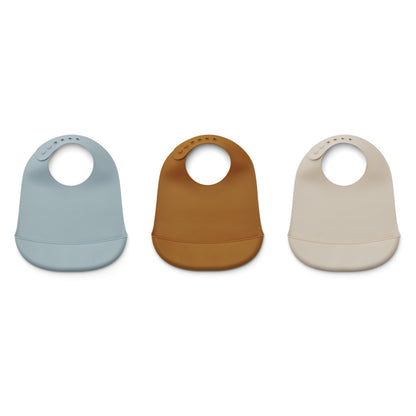 Liewood Maru Silicone Bib 3-Pack