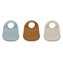 Load image into Gallery viewer, Liewood Maru Silicone Bib 3-Pack