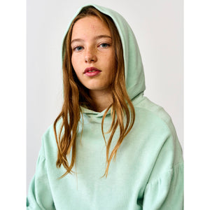 hoodie with ribbed edges for kids from bellerose