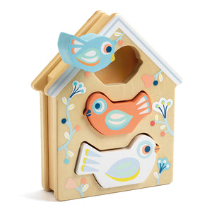 Djeco Baby Bird Sorting Box for boys and girls