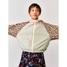 Load image into Gallery viewer, leopard print kids rain jacket from Bellerose