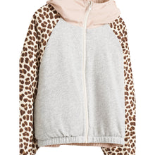 Load image into Gallery viewer, leopard print Reversible rain Jacket for kids from Bellerose 