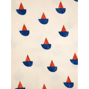 sail boat all over print brody and light grey body set from bobo choses for newborns and babies