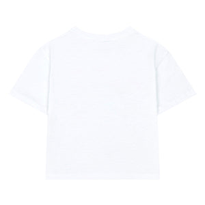 white t-shirt with print from hundred pieces for teens and kids