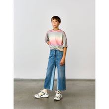 Load image into Gallery viewer, atha cropped t-shirt with elbow-length sleeves from bellerose for teens