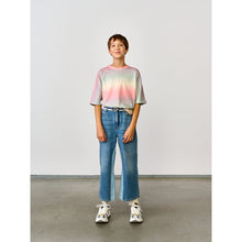 Load image into Gallery viewer, t-shirt in rainbow colours in organic cotton from bellerose for teens