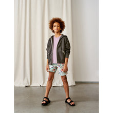 Load image into Gallery viewer, classic zip up hoodie in a relaxed cut with dropped shoulders from bellerose for teens