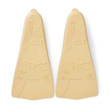 Load image into Gallery viewer, gustav swim fins with embossed soles with maritime figures from liewood for kids