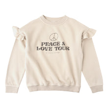 Load image into Gallery viewer, Tocoto Vintage Peace &amp; Love Tour Sweatshirt