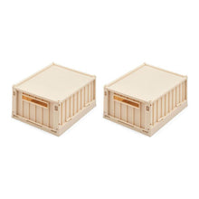 Load image into Gallery viewer, Liewood Weston Small Storage Box With Lid 2 Pack for storage