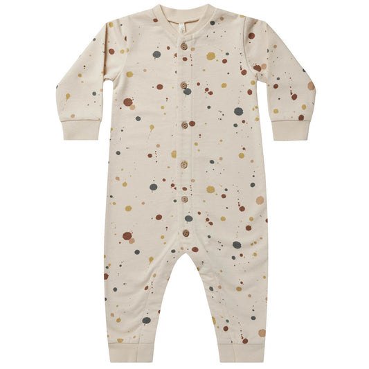 Rylee + Cru Splatter Button Down Jumpsuit