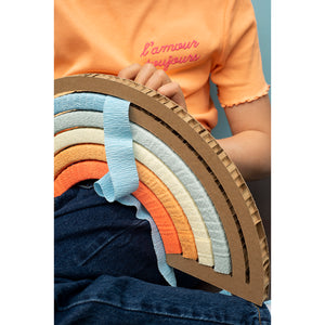 rainbow diy in colour vintage from koko cardboards for kids